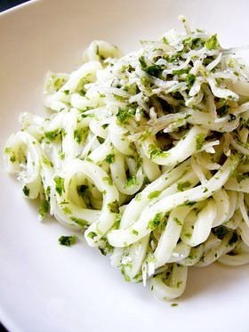 しらす＆青海苔の冷やしうどん