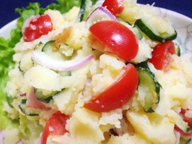 フレンチドレッシングの絶品ポテトサラダ