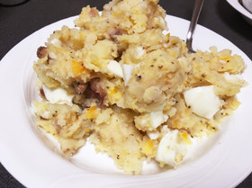 居酒屋風アンチョビのポテトサラダ