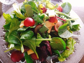 レッドグローブのサラダ♪バルサミコドレ