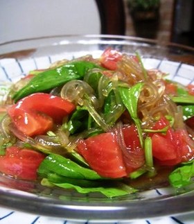 かなりアジアンな春雨サラダ