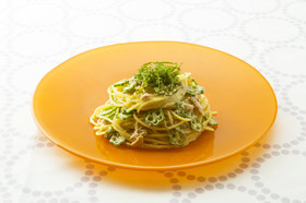 オクラの冷製パスタ