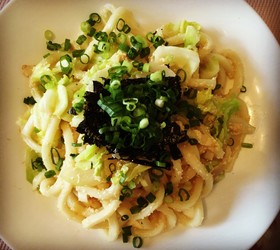 具沢山で美味しく ヘルシーたらこうどん