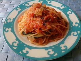 ◆簡単♡トマトソーススパゲッティ◆