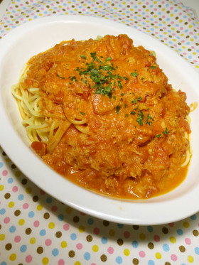 絶品♡トマトクリームソース♪パスタ♡