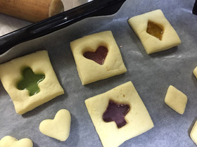 トランプのステンドグラスクッキー