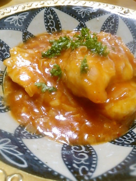 鶏胸肉のチリソース煮