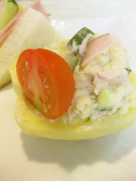 オッサンのポテト皿だ（ポテトサラダ）