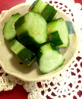 きゅうりの一夜一味ピクルス♪