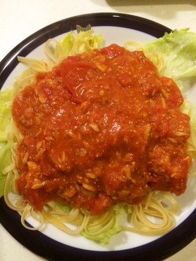 ツナトマトパスタ