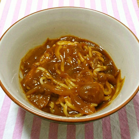 余ったカレーで！カレーうどん