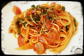 母の味　懐かしいナポリタン