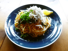 和風☆明太しらすスパゲティー♪