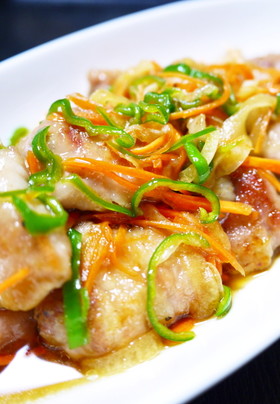 揚げずに簡単＆ヘルシー！豚こまの南蛮漬け