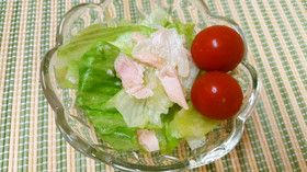 シンプル！！レタスとツナのサラダ