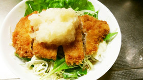 和風カツサラダ