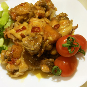 圧力鍋で、鳥手羽元のさっぱり煮