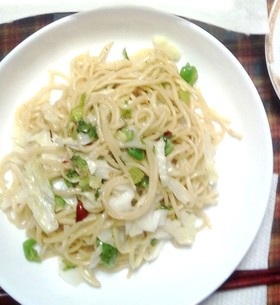 キャベツの塩焼きそば*あっさり*