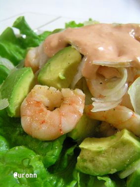 エビアボカドの最強オーロラソースサラダ♪