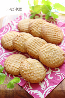 素朴な田舎風✿ピーナッツバタークッキー✿