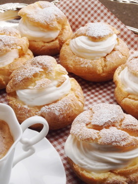 牛乳de簡単シュークリーム♥