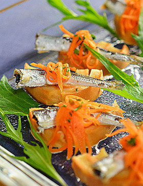 煮干しでイタリアンな前菜～♪