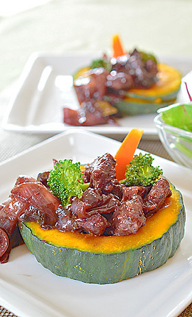 ビーフシチュー in パンプキン♪ 