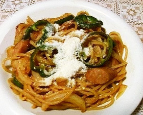 簡単　懐かしのナポリタン