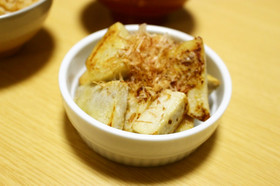 チンして焼くだけ♪里芋（親芋）のステーキ