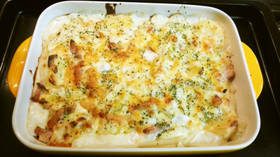 マカロニグラタン♡ポテトハム入り