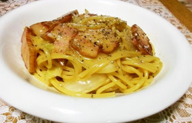 簡単ローマ風カルボナーラ　生クリーム不要