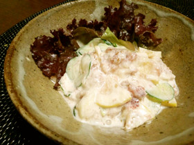 イチジクのマヨサラダ～☆