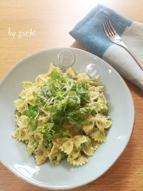 ファルファッレのグリーンクリームソース