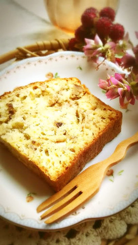 HM混ぜるだけバナナ＆胡桃パウンドケーキ