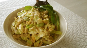 キャベツとツナのたまごサラダ