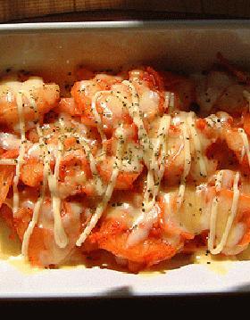 ひとりのお昼に * こってりポテトピザ *