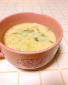 クリチでまろやか♪白菜のミルクスープ♪