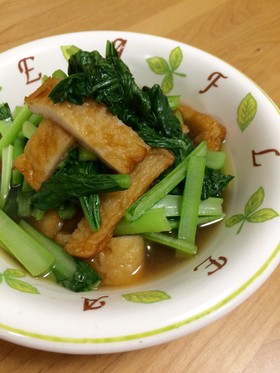 スピードおかず☆小松菜と練り物のサッと煮