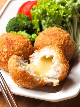 とろ～りチーズの里芋コロッケ