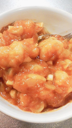 お弁当に◎かさ増し簡単美味しいエビチリ◎