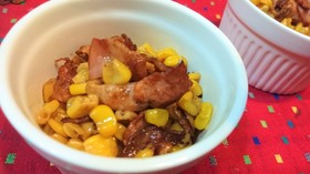 簡単★カリカリ【ベーコーンバター】♪