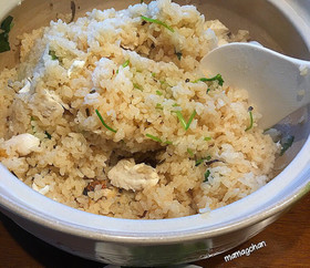 土鍋で簡単鯛飯