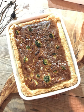 持ち寄りに！きのこと生ハムのキッシュ