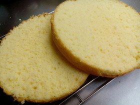 卵が香る☆スポンジケーキ