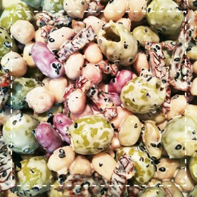 簡単！オリーブとドライトマトの大豆サラダ