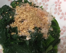 ほうれん草のお浸し　簡単！美味しい！