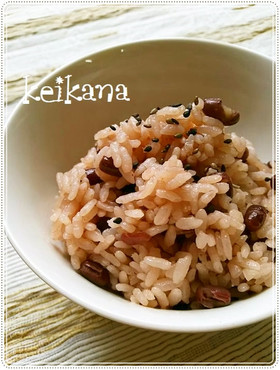 炊飯器×白米で手軽に美味しく♪赤飯☆