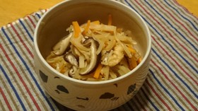 大根の皮の切り干し大根風 簡単！