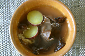 ☆彡さつまいもときくらげの中華スープ☆彡