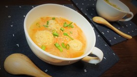 簡単★満足【肉団子と春雨の鶏ガラスープ】